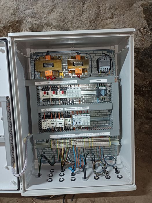 Quadro elétrico industrial