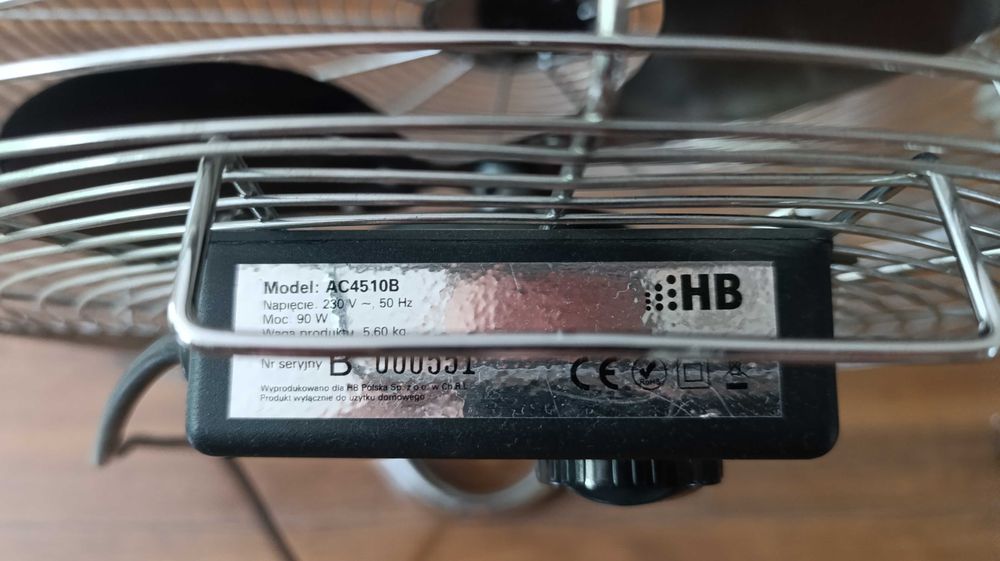 Wentylator podłogowy HB 90W