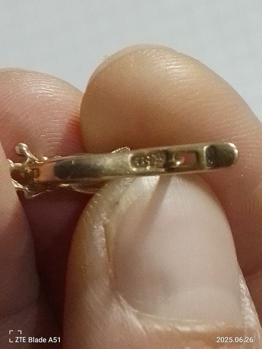 Золоті сережки 583 проба