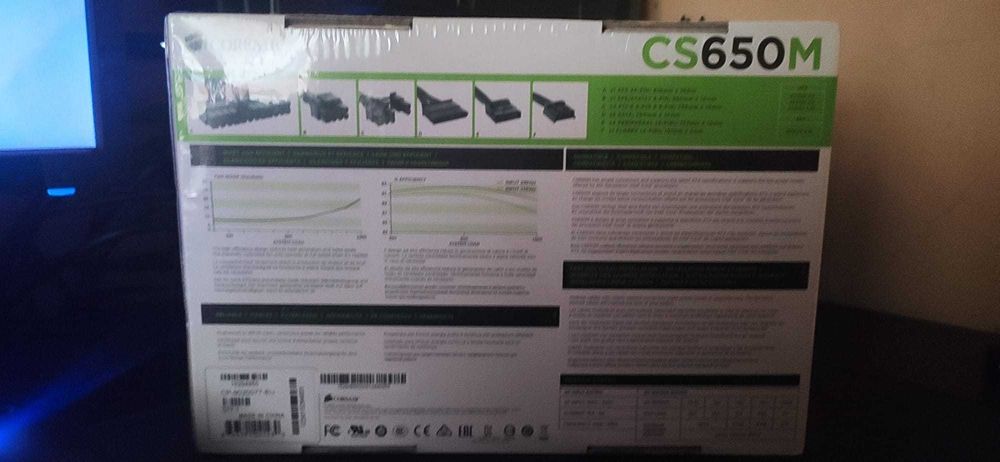 Fonte de Alimentação Corsair CS650M 80Plus GOLD