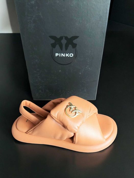 Скидка!!! Босоножки 38-39,39-40р Pinko Италия Ориг Натур. кожа