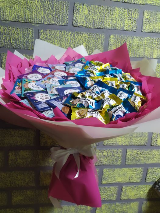 Букет з цукерок, букет с конфет, фуд-букет