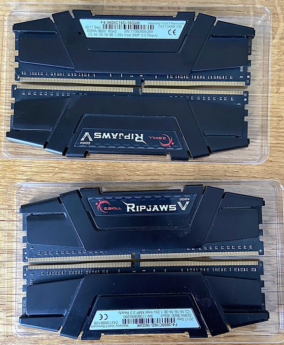 Оперативна пам'ять G.Skill Ripjaws V DDR4 2x8Gb CL16 F4-3600C16D-16GVK