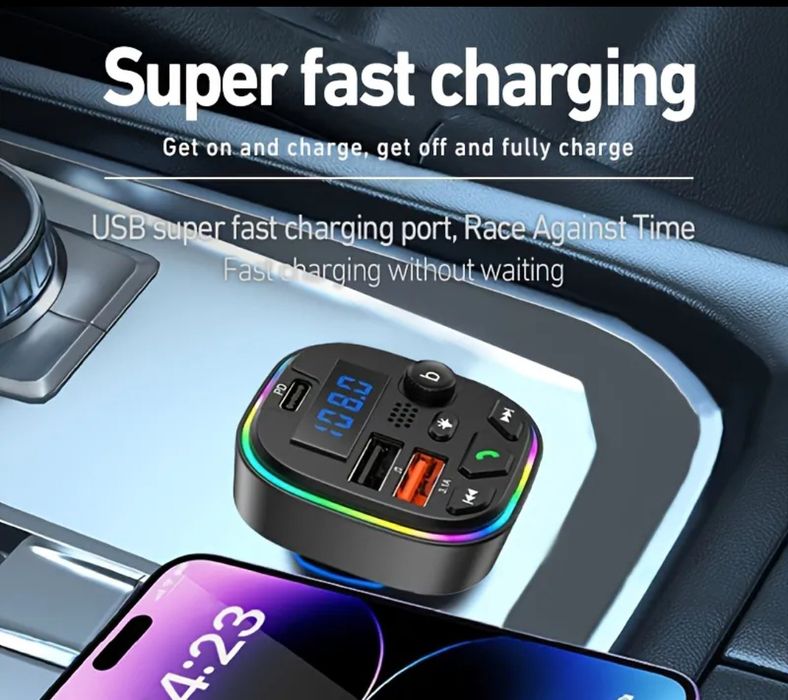 Transmiter FM, bluetooth. Nowy