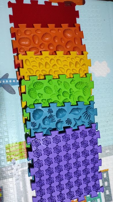 Килимок масажний | Ортопедичний килимок-пазл | Ortek ортоковрики