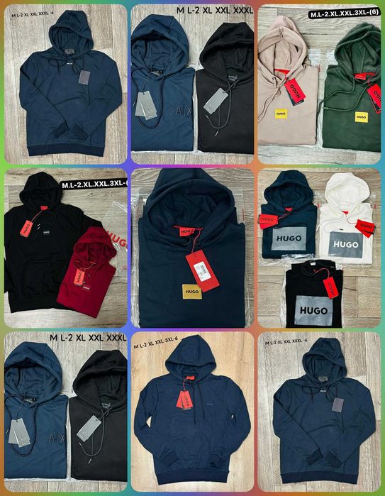 S- XXXL Premium armani Bluza z kapturem boss Outlet prada Premium