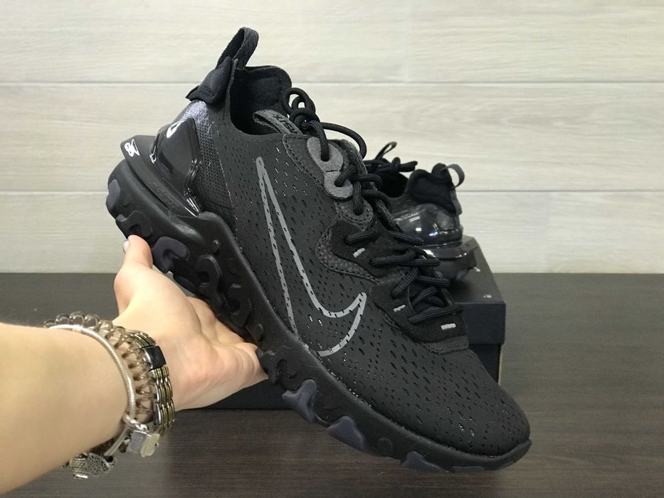 Кросівки чоловічі Nike React Vision Black (CD4373-004) ОРИГІНАЛ!