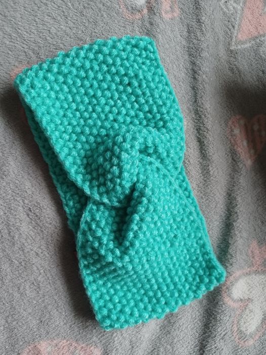 Opaska rękodzieło zieleń