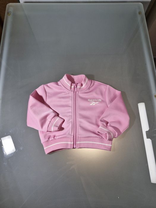 Reebok Różowa Rozpinana Bluza Dziewczęca Rozmiar 92