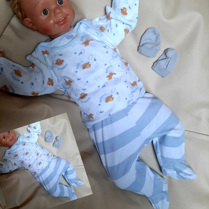 Zestaw roz 56/62 20 sztuk mega paka komplet dla chłopca wyprawka dres