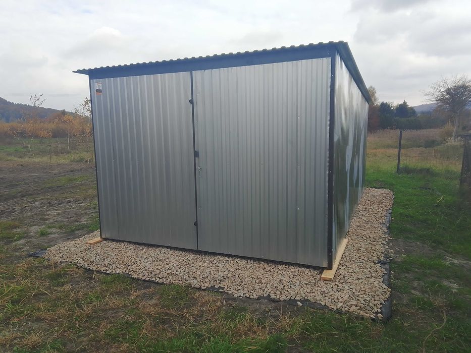 Garaż Blaszny 3x5 Na budowe