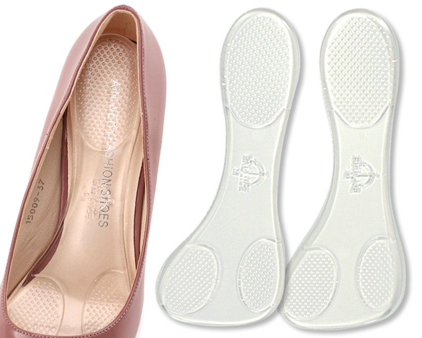 Wkładki żelowe do butów na wysokim obcasie antypoślizgowe