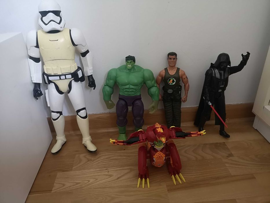 kolekcja figurek marvel star wars bakugan action man