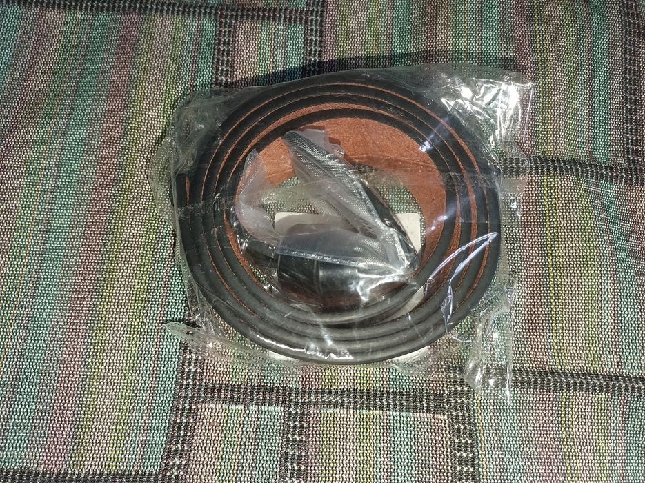 Чоловічий ремінь із натуральної шкіри 50-130 см.