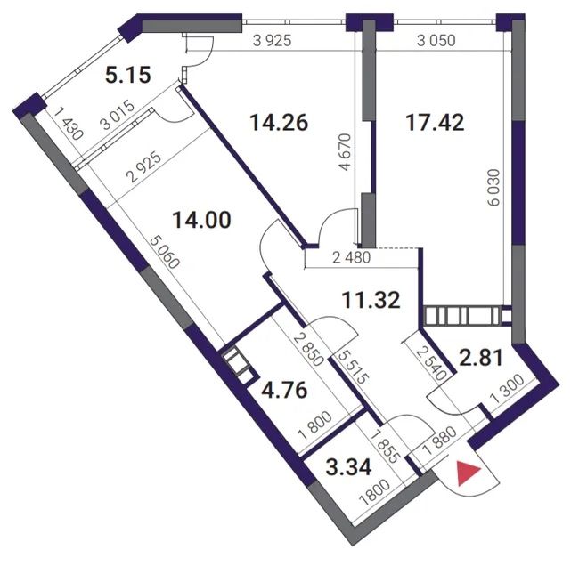 2-кімнатна квартира за адресою (площа 73,1 м²) - Atlanta.ua - фото 4