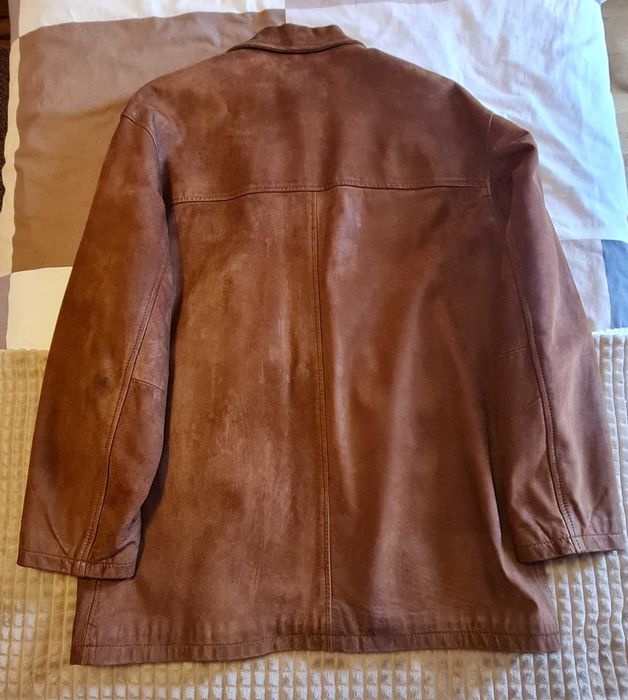 Casaco Massimo Dutti em pele para homem tamanho XL