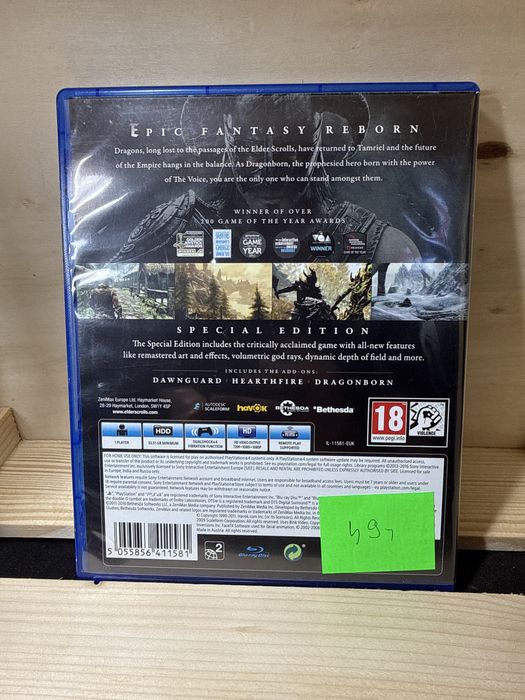 Skyrim ps4 | stan idealny