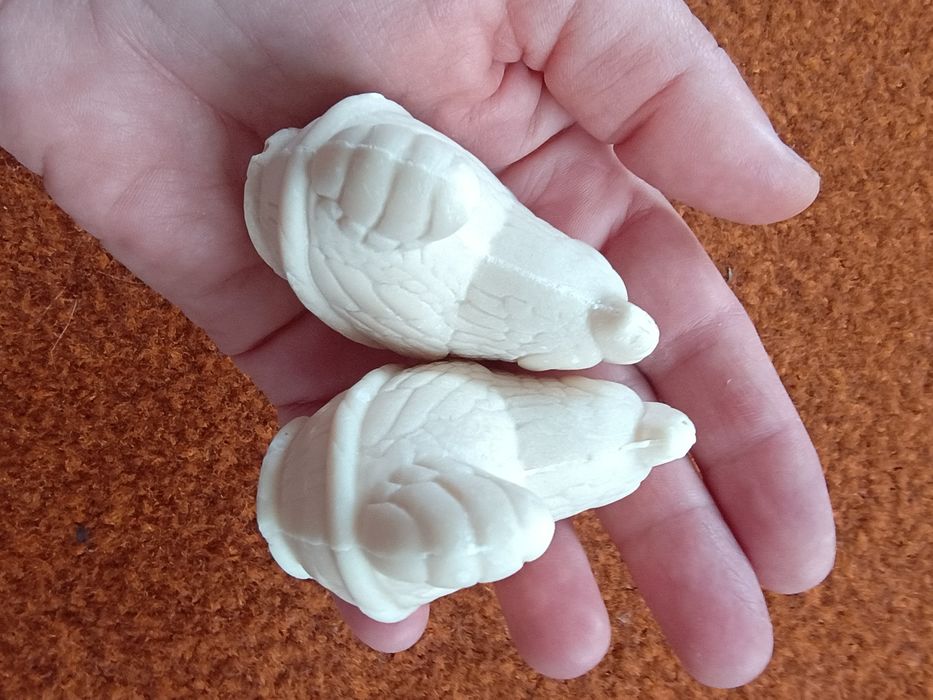 Kurki z białej czekolady