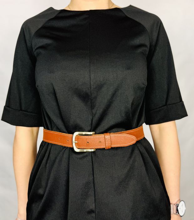 Czarna sukienka z kieszeniami S/M 36/38