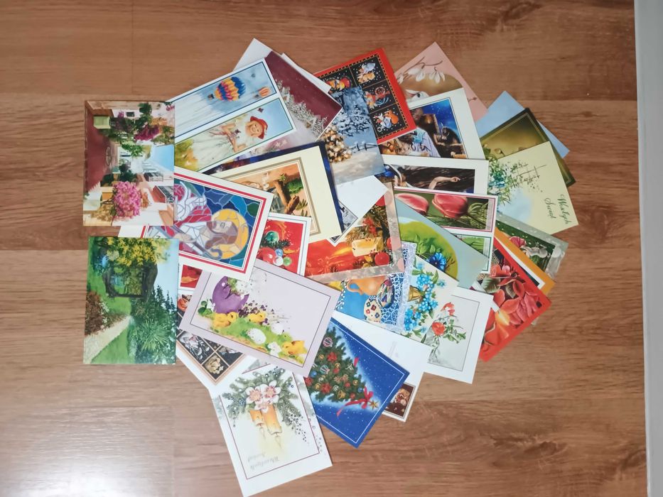 Pocztówki Wielkanoc Boże Narodzenie Amun 38 sztuk