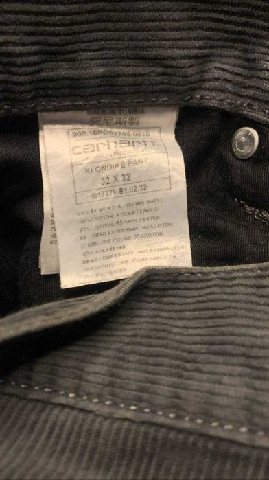 Велюровые штаны Carhart