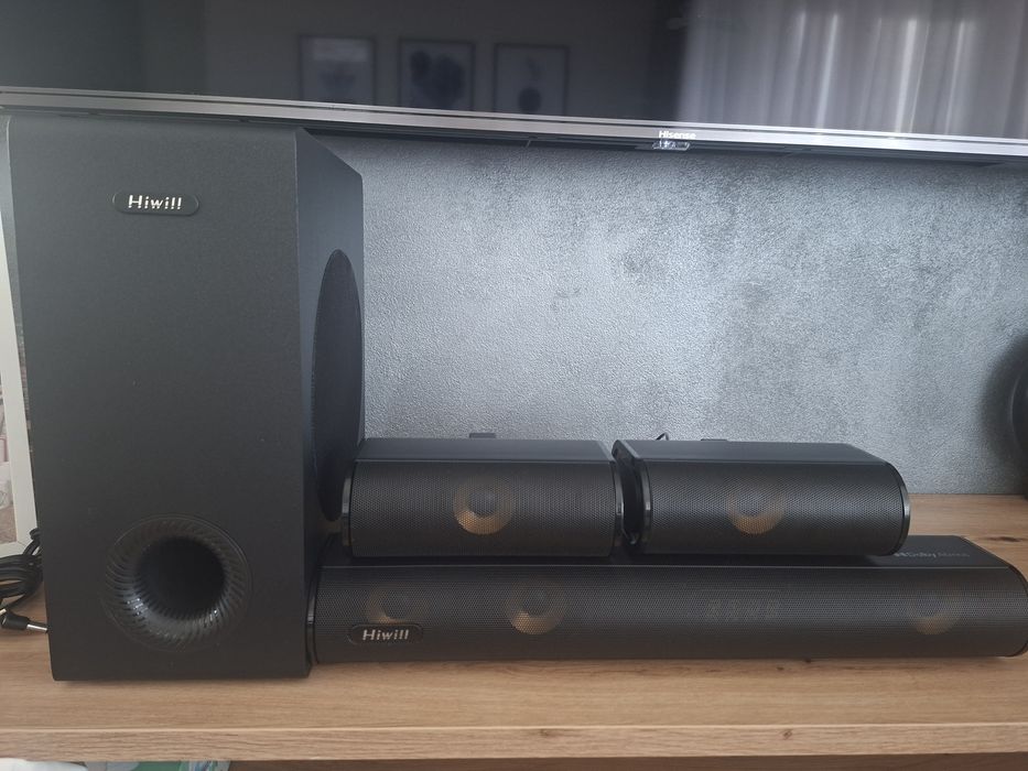 Soundbar 5.1 Dolby Atmos 380W Hiwill A51 kino domowe