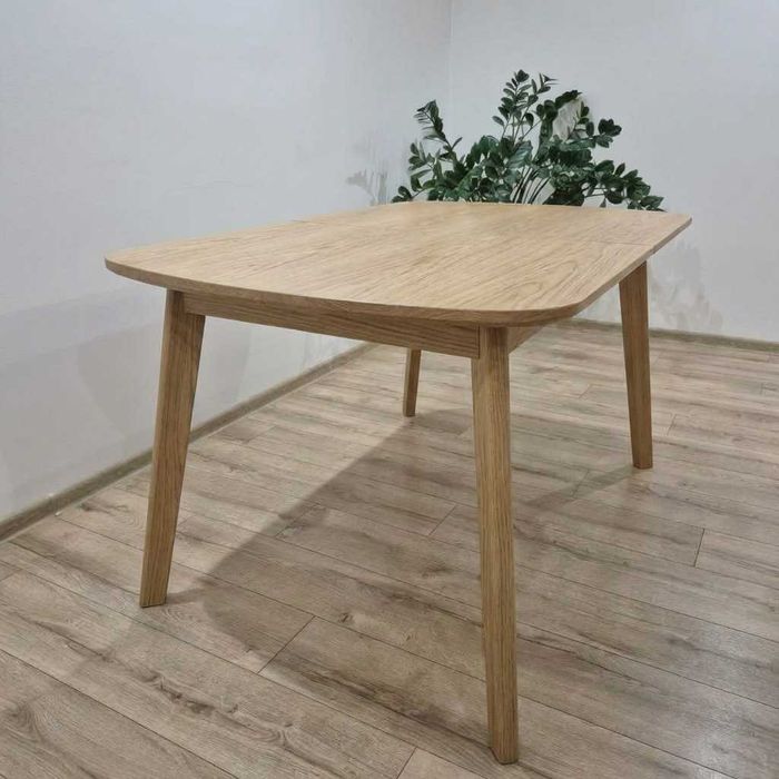 Stół dębowy (lite drewno) - rozkładany, styl nowoczesny, loft