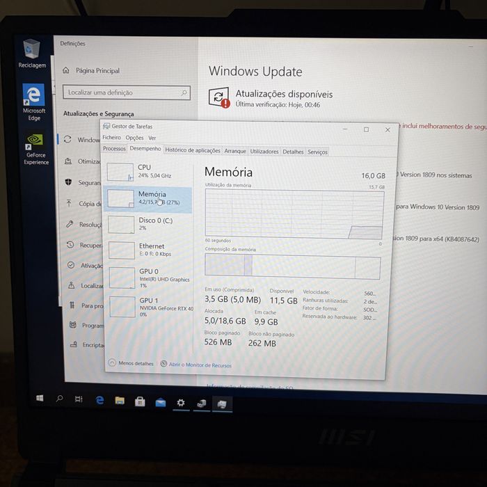 Portátil Gaming MSI i5‑12450H + RTX4060 | 144Hz