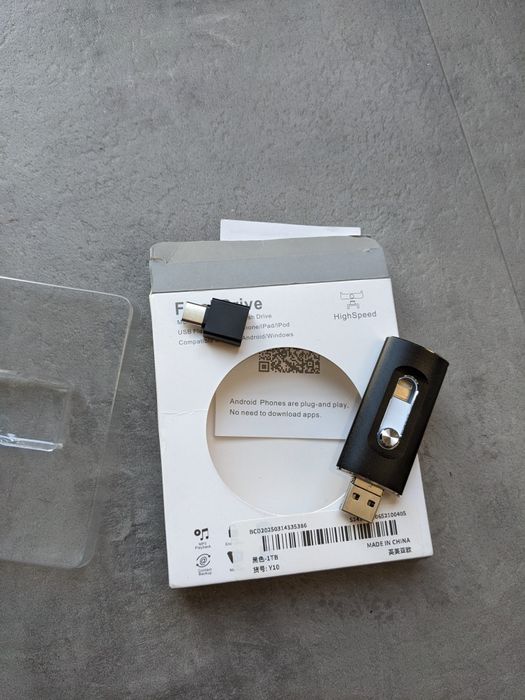 1 TB Компактний 3-в-1 Flash Drive для iOS/Android/PC
