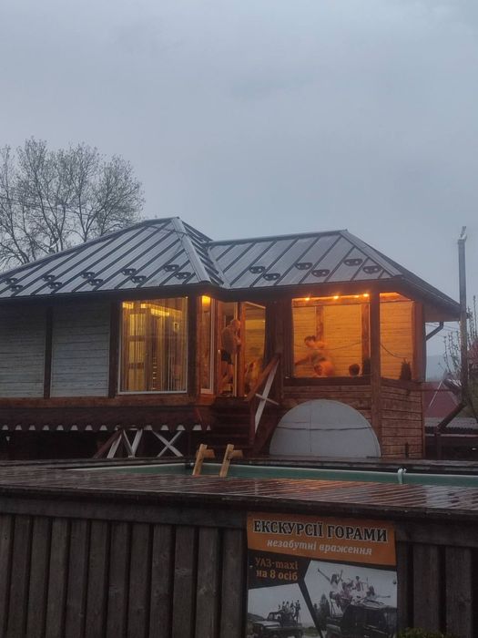 ТОП ЦІНА‼️Спа КАРПАТСЬКИЙ РЕЛАКС • Чан Джакузі Сауна на дровах Басейн