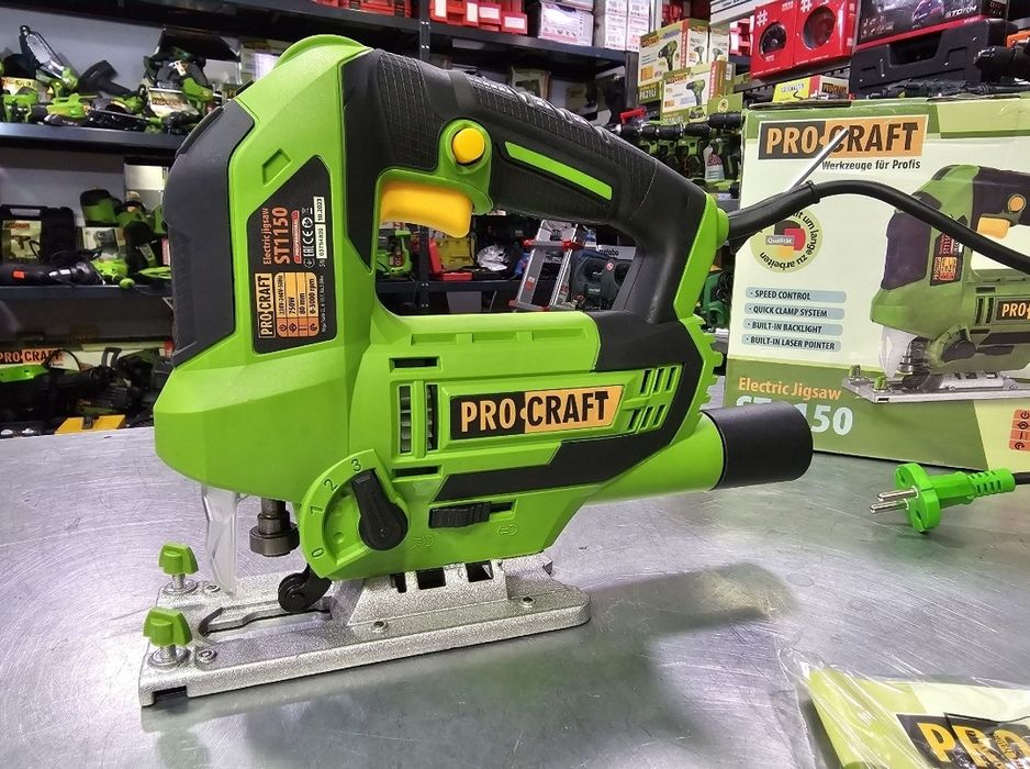 Лобзик Электролобзик ProCraft ST1150 Лазер Подсветка Медная Обмотка