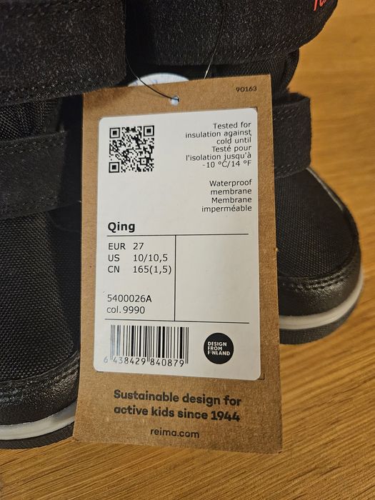 Reima śniegowce rozmiar 27