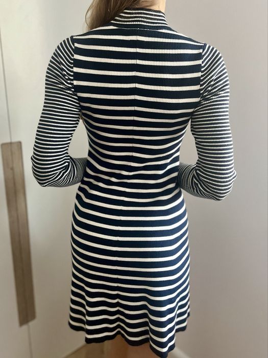 Piękna sukienka Tommy Hilgiger - granatowo-białe paski!
