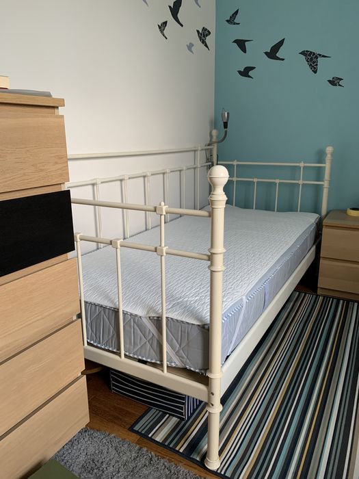 Ikea Tromsnes stylowe łóżko leżanka