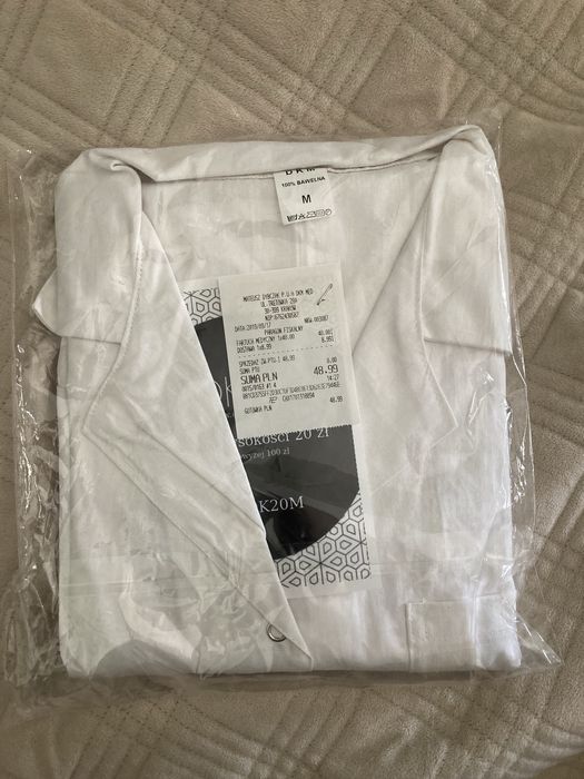 Kitel lekarski + dorzuce gogle ochronne