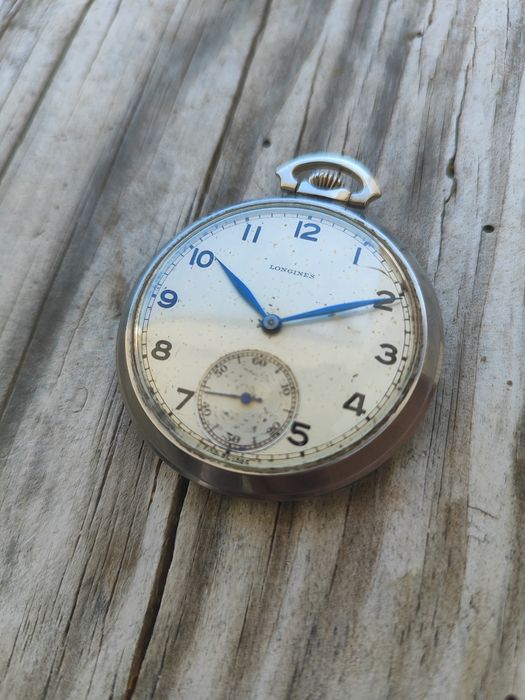 Relógio de Bolso Longines cal.37.9ABC artdeco - a funcionar