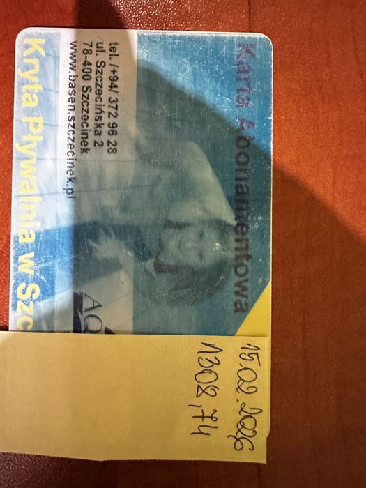 Karnet na basen w szczecinku