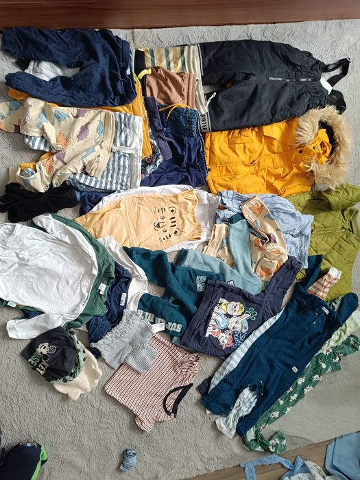 Paka ubrań dla chłopca rozmiar 86