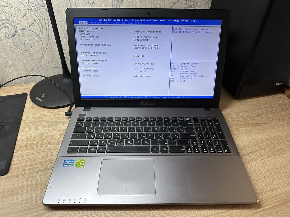 Разборка‼️ноутбука Asus X550C