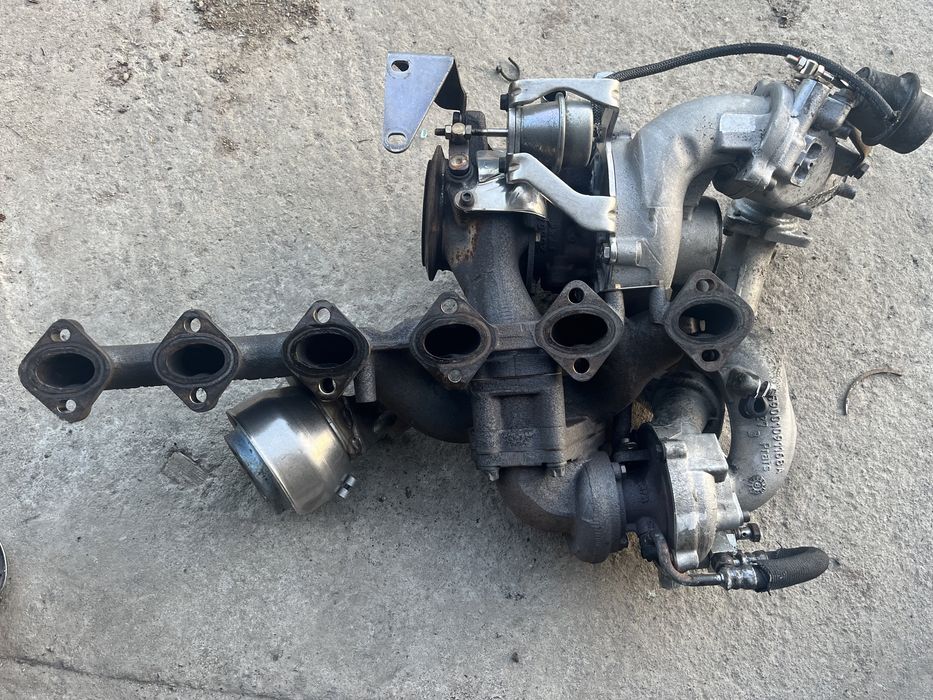 Biturbo turbiny turbo bmw m57d30 306d5 286km e90 e91 e60 e61 e70 e71