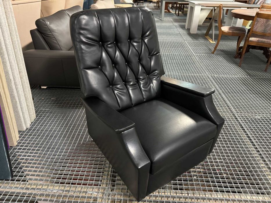 Fotel z funkcją relaks fotel Chesterfield fotel skórzany relaks