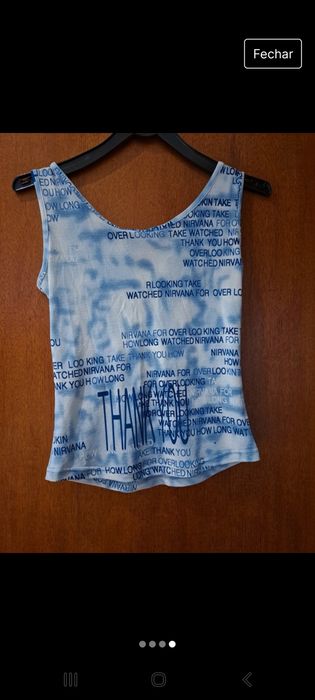 T shirt sem mangas
