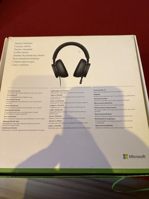 XBOX Słuchawki z mikrofonen stereo przewodowe