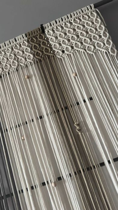 Zasłona/kotara w drzwi Makrama Handmade Styl BOHO