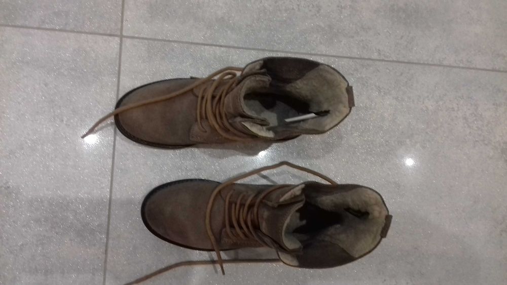 Zimowe skórzane botki PRIMA MODA roz.36