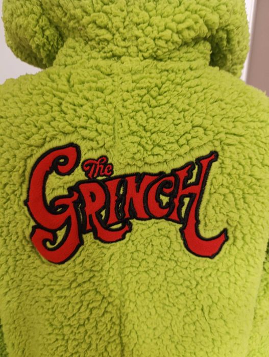 Strój karnawałowy GRINCH GRINCZ przebranie MIKOŁAJ święta 140/146 (375