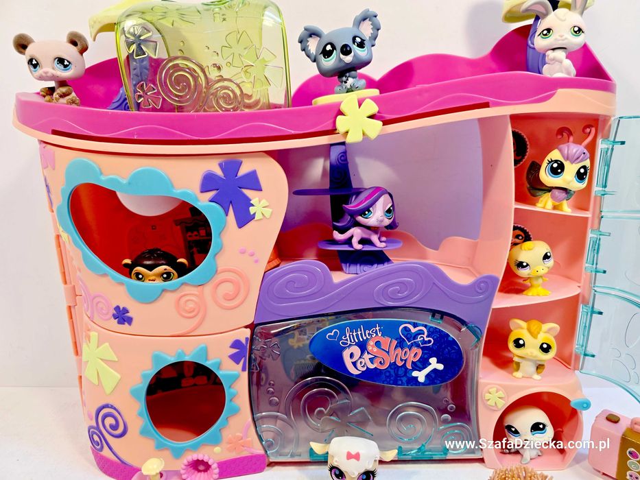 LITTLEST PET SHOP - Domek Centrum Adopcyjne + Figurki Lps + Akcesoria