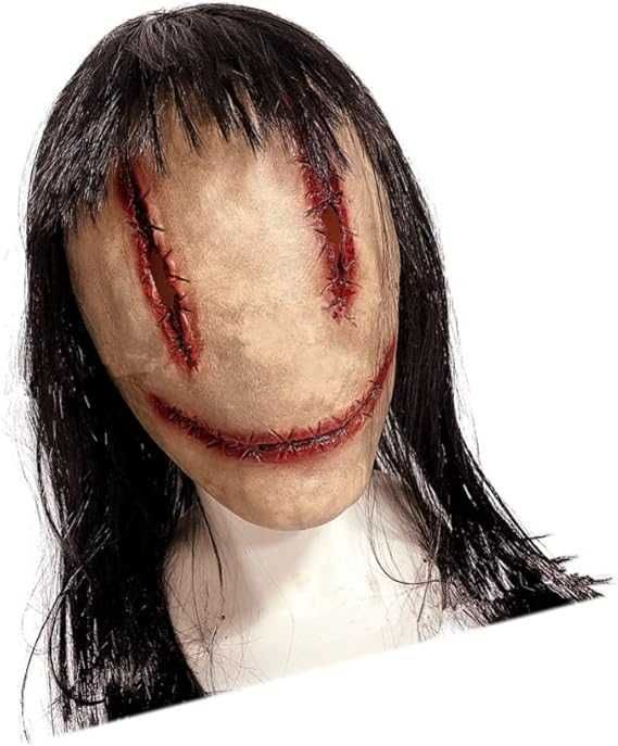 maska Halloween uśmiechnięty duch, zabójca