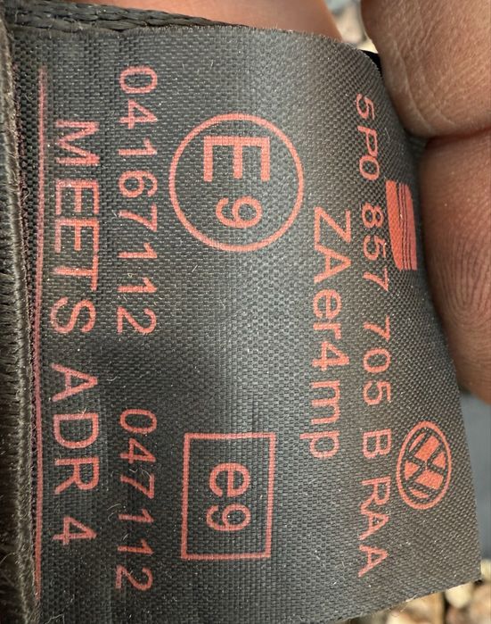 Pas Bezpieczeństwa Seat Altea przód prawy