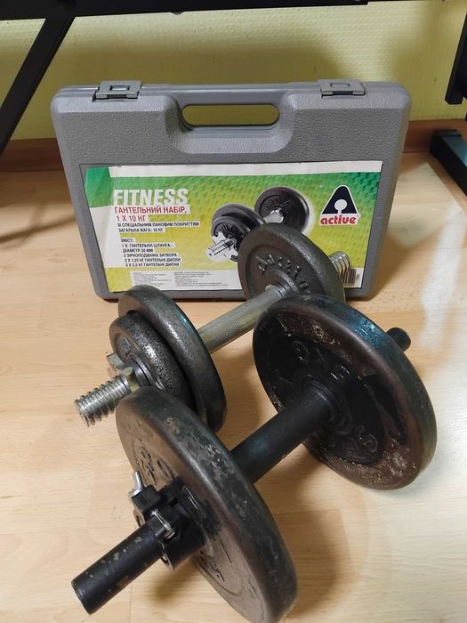 Гантель металлическая  10kg